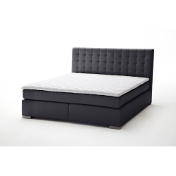 lova su su dvigubu spyruokliniu "bonnell" + "pocket" 7 zonų čiužiniu, pilkos, juodos arba rudos spalvos , su metalinėmis kojelėm
