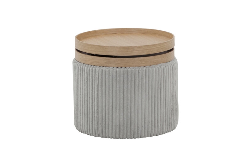 Stilingas Žurnalinis staliukas, apvalus, reguliuojamas