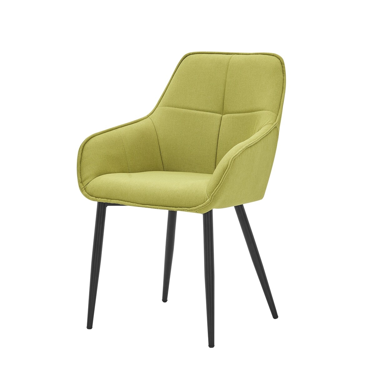 modernaus dizaino kėdė, lininio audinio, su porankiais