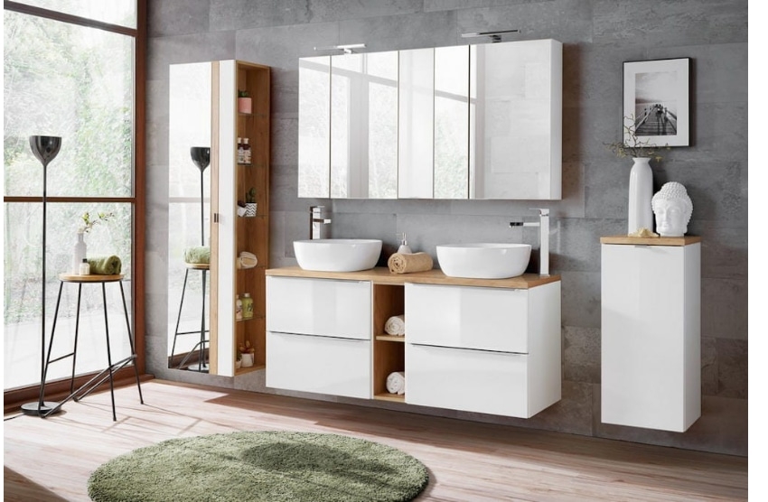 Pakabinama vonios spintelė 811 CAPPRI WHITE