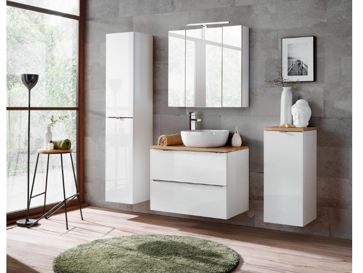 Pakabinama vonios spintelė 811 CAPPRI WHITE