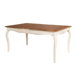 Provanso stiliaus stalas, sendintas, beržo medienos  