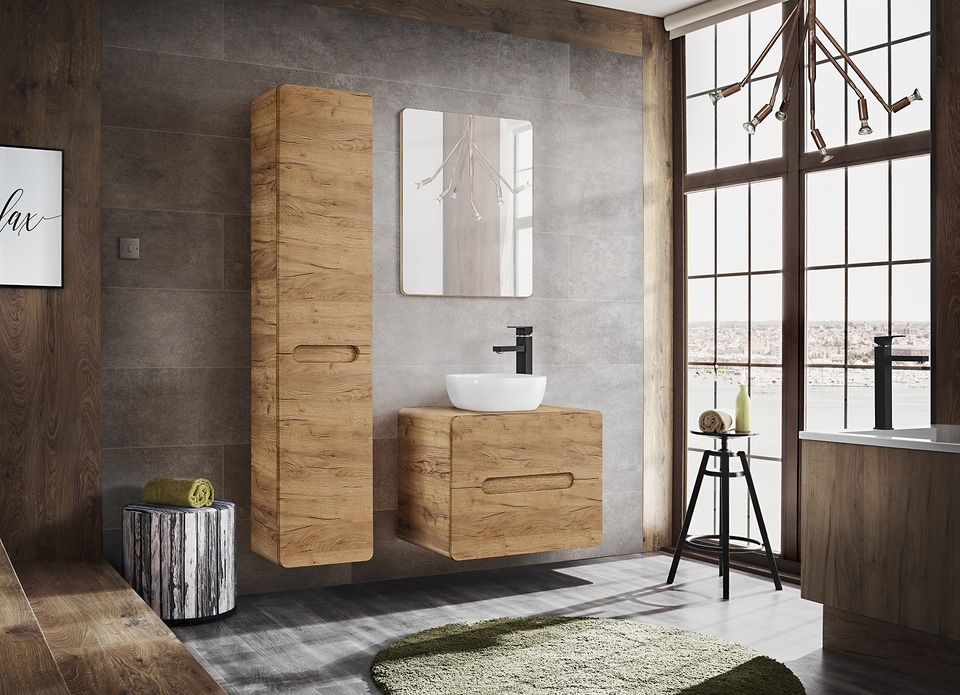 Vonios spintelė su praustuvu 828 ARRAS CRAFT