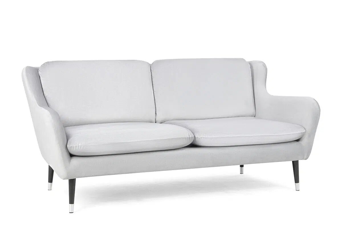 Sofa AFO, šviesiai pilka, 192x92x87 cm