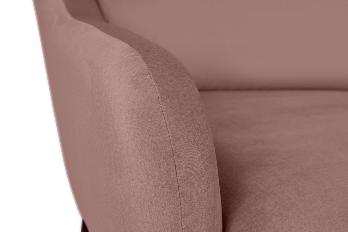 Sofa AFO, rožinė, 192x92x87 cm
