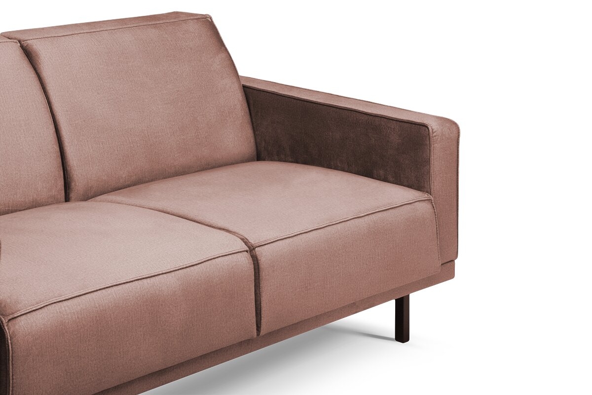Sofa BAR, rožinė, 150x81x71 cm