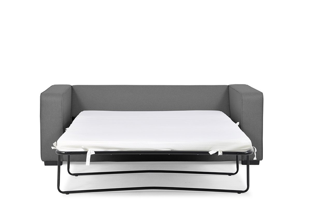 Sofa BINU, pilka, 199x94x87 cm