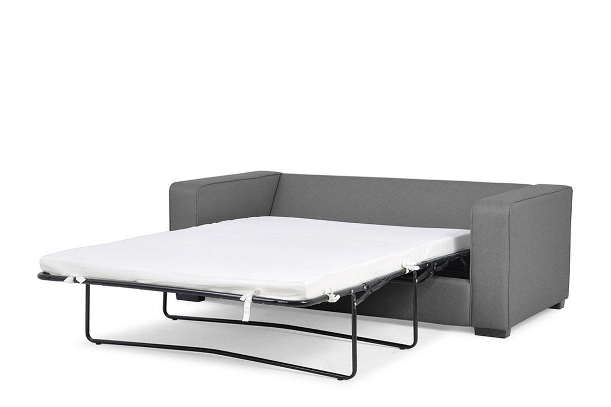 Sofa BINU, pilka, 199x94x87 cm