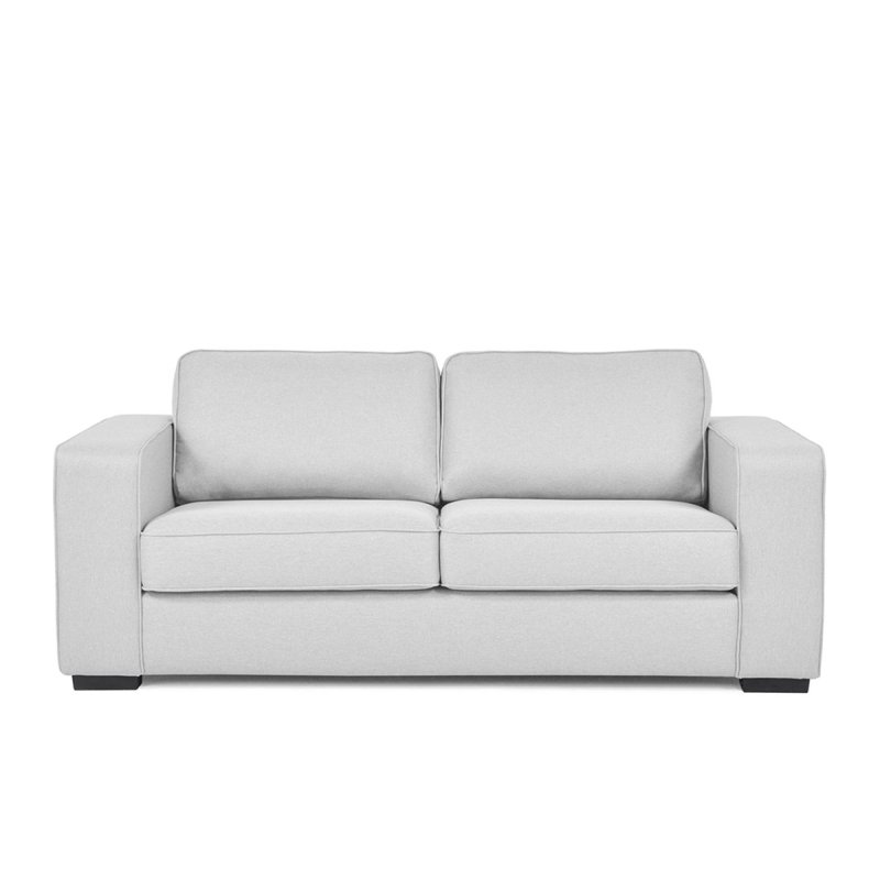 Sofa BINU, šviesiai pilka, 199x94x87 cm