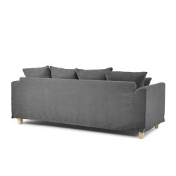 Sofa BRYO, tamsiai pilka, 215x93x90 cm