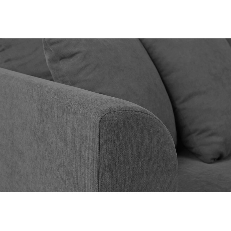 Sofa BRYO, tamsiai pilka, 215x93x90 cm