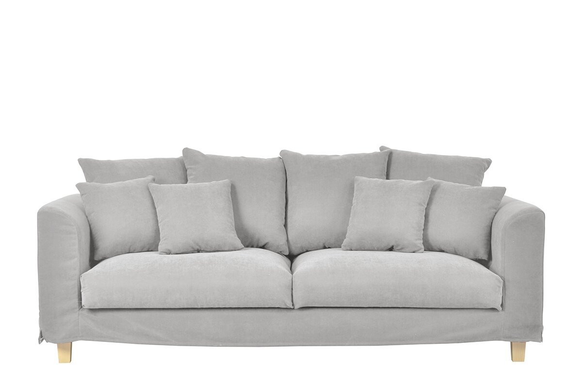 Sofa BRYO, šviesiai pilka, 215x93x90 cm