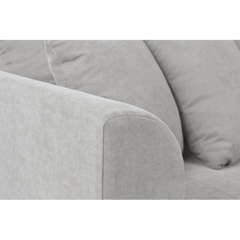 Sofa BRYO, šviesiai pilka, 215x93x90 cm