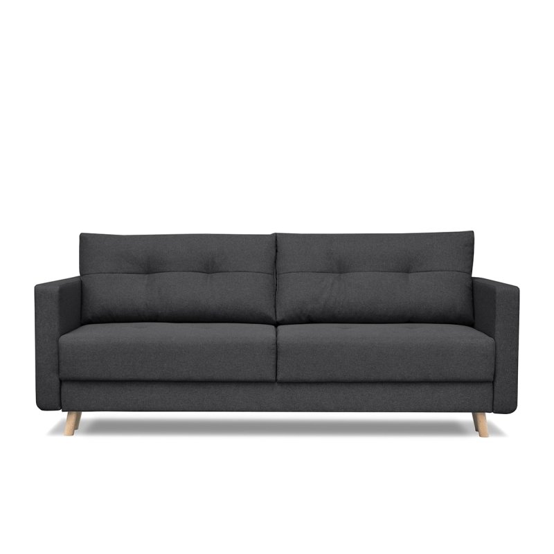 Sofa CONCO, tamsiai pilka, 218x92x91 cm