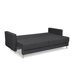 Sofa CONCO, tamsiai pilka, 218x92x91 cm