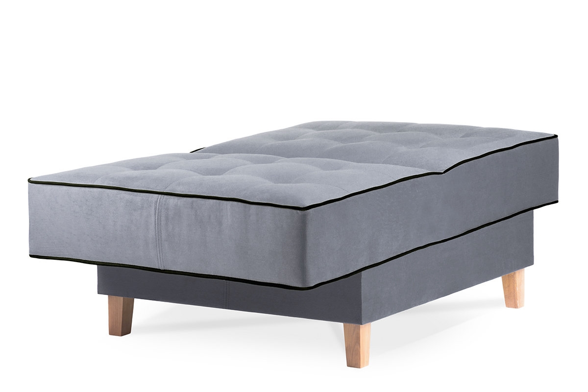 Fotelis DOZ, pilkas/juodas, 80x93x85 cm