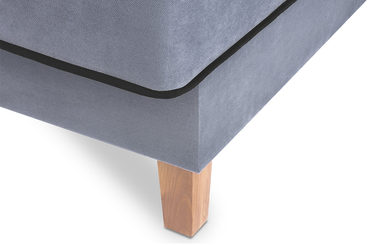 Fotelis DOZ, pilkas/juodas, 80x93x85 cm