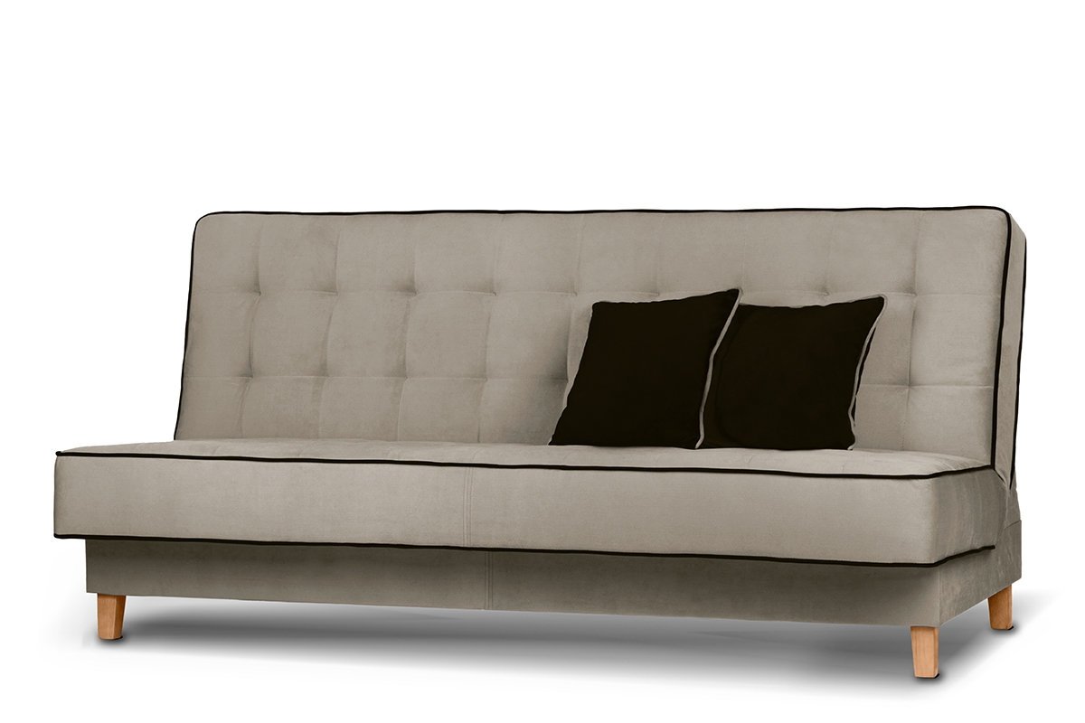 Sofa DOZ, smėlio/ruda, 198x93x85 cm