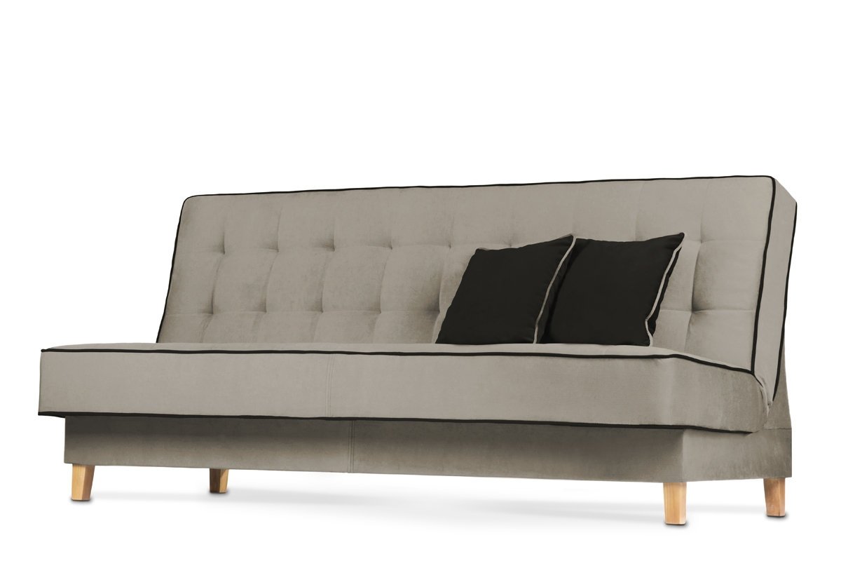 Sofa DOZ, smėlio/ruda, 198x93x85 cm