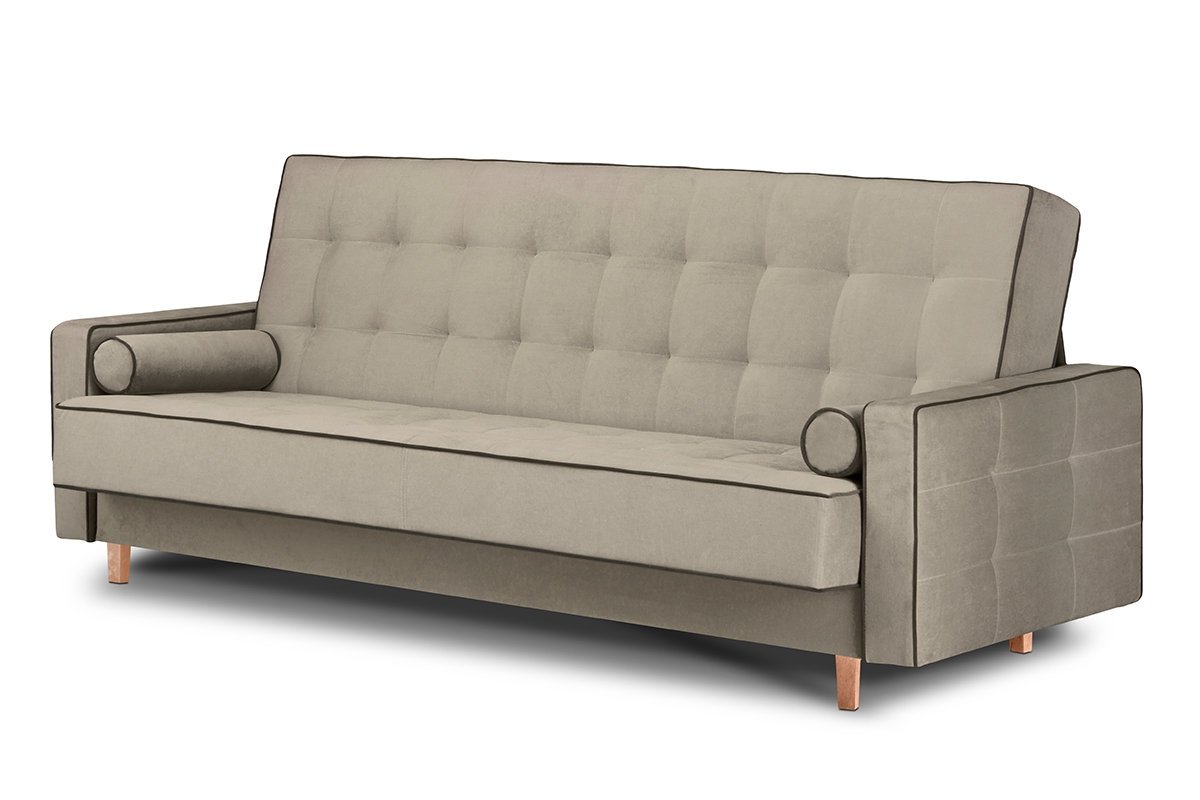 Sofa DOZ, smėlio/ruda, 223x93x85 cm