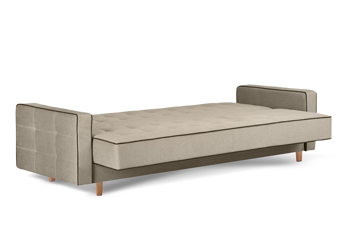 Sofa DOZ, smėlio/ruda, 223x93x85 cm