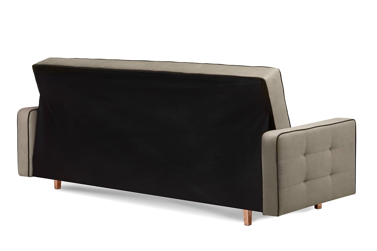 Sofa DOZ, smėlio/ruda, 223x93x85 cm