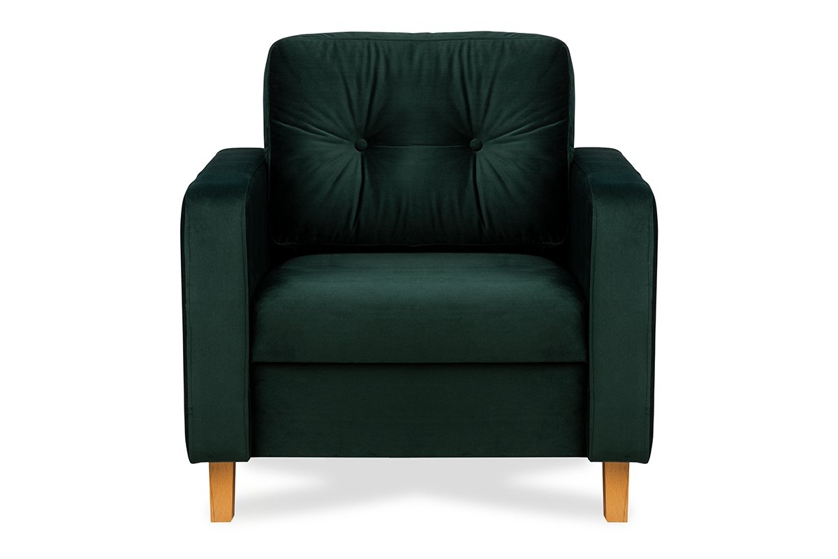 Fotelis ERIS, žalias, 80x75x75 cm