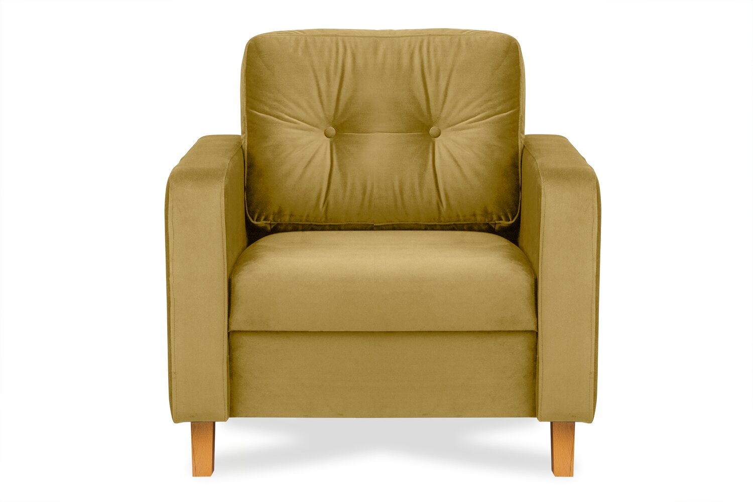 Fotelis ERIS, šviesiai rudas, 80x75x75 cm