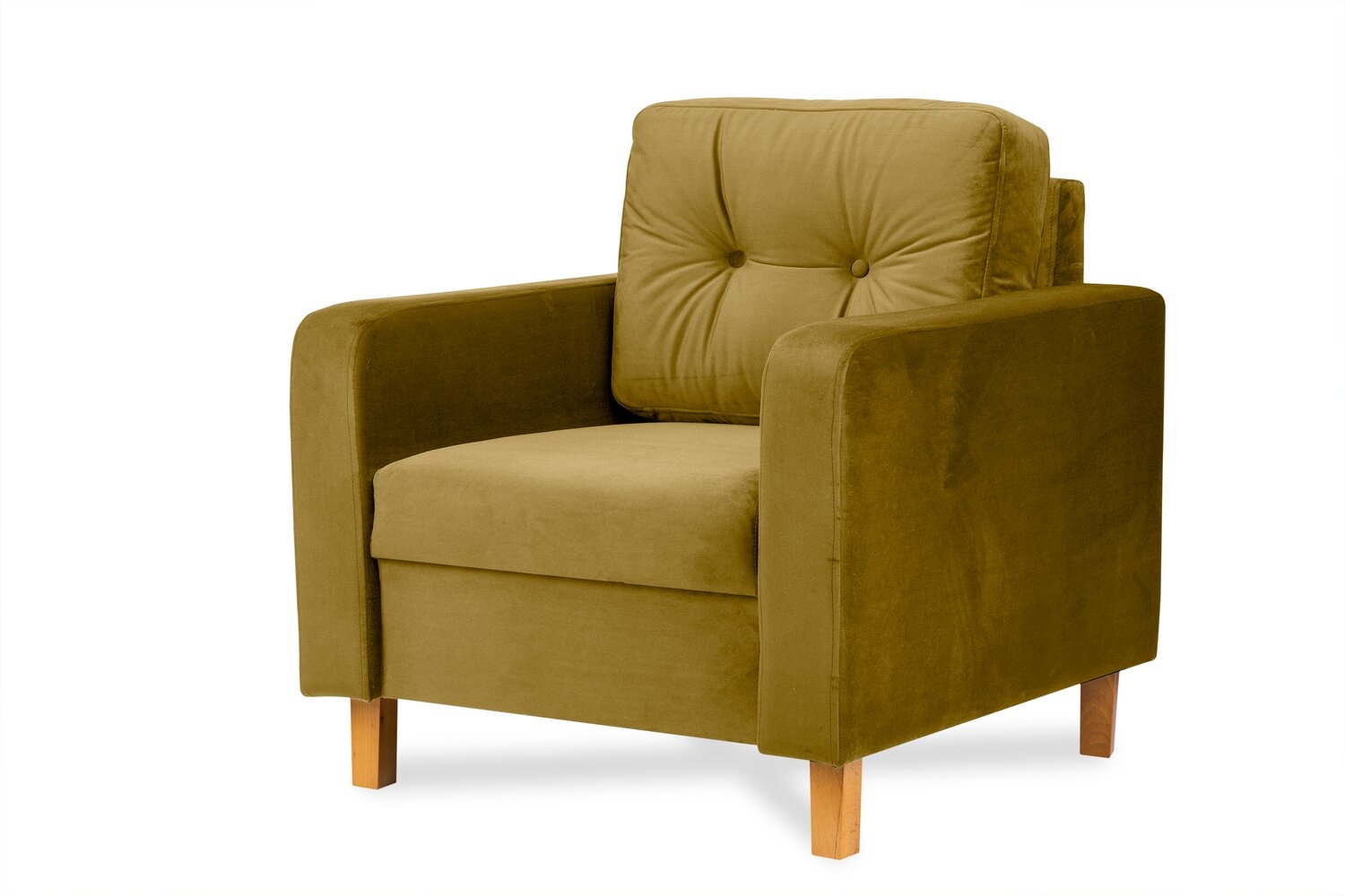 Fotelis ERIS, šviesiai rudas, 80x75x75 cm