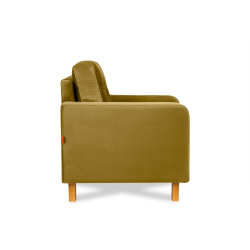 Fotelis ERIS, šviesiai rudas, 80x75x75 cm