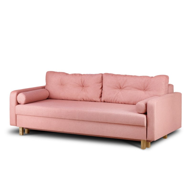 Sofa ERIS, rožinė, 230x100x80 cm