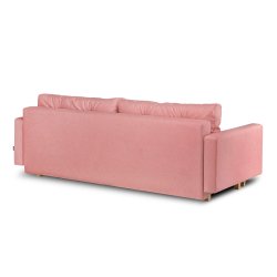 Sofa ERIS, rožinė, 230x100x80 cm