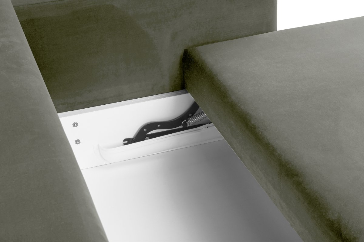 Sofa ERIS, šviesiai pilka, 230x100x80 cm
