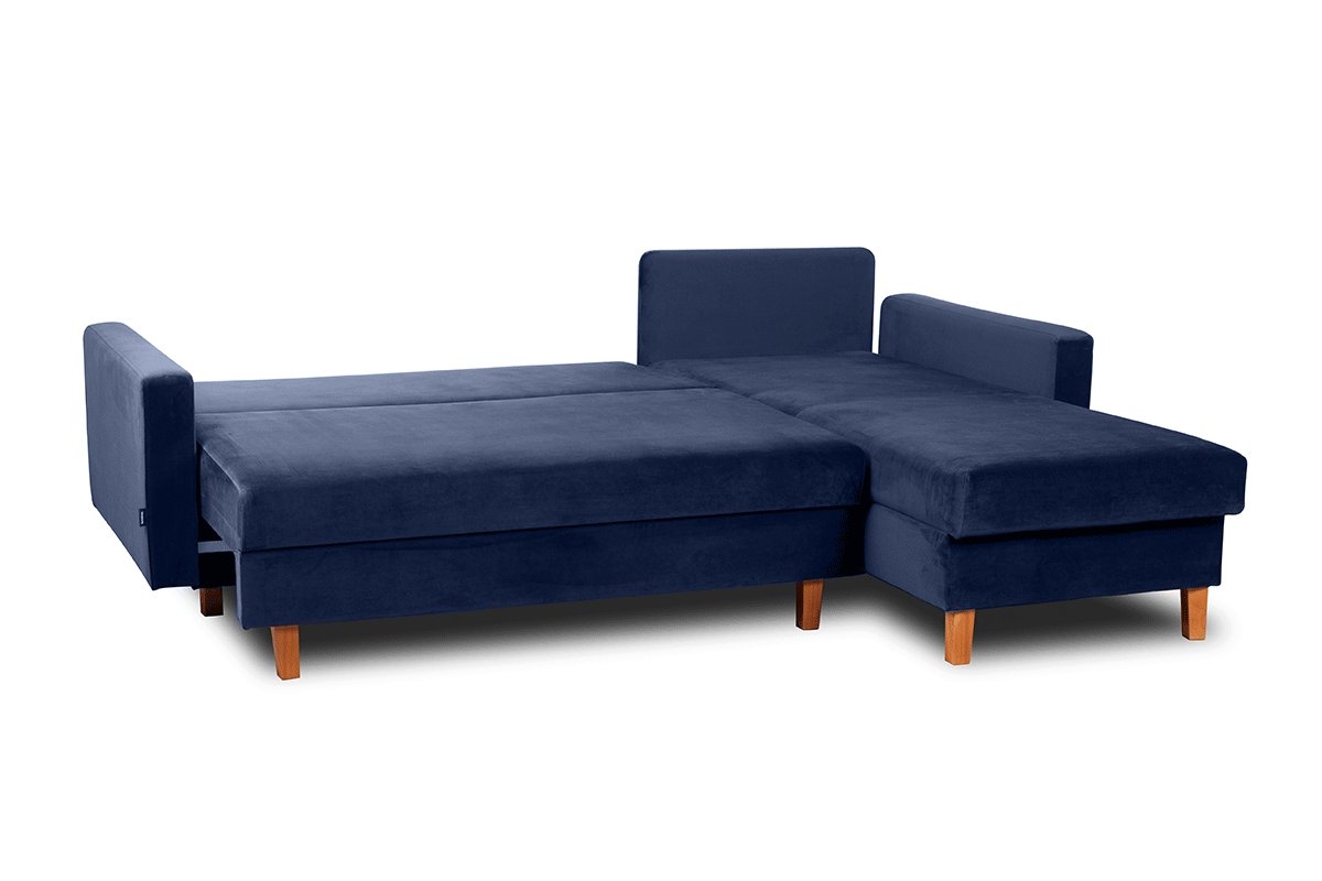 Minkštas kampas ERIS, mėlynas, kairinis/dešininis, 240x183x75 cm