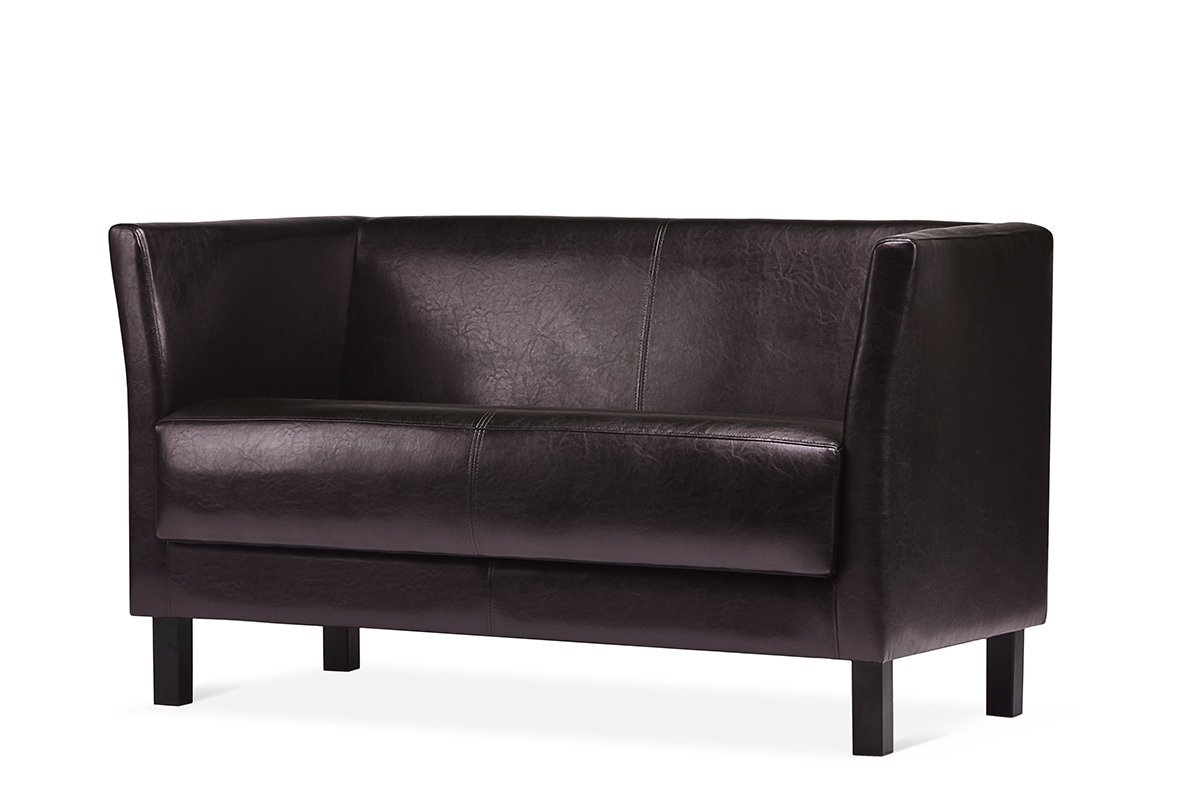 Sofa ESPEC, tamsiai ruda, 130x67x71 cm