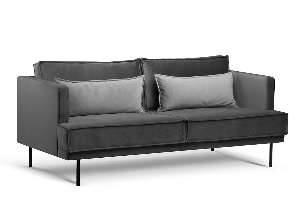 Sofa GANZ, pilka, 196x92x84 cm