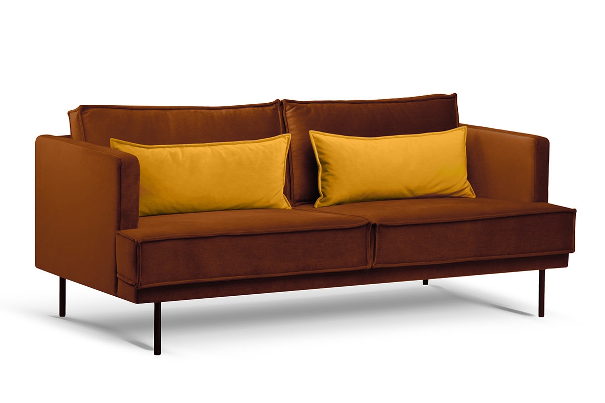 Sofa GANZ, ruda, 196x92x84 cm