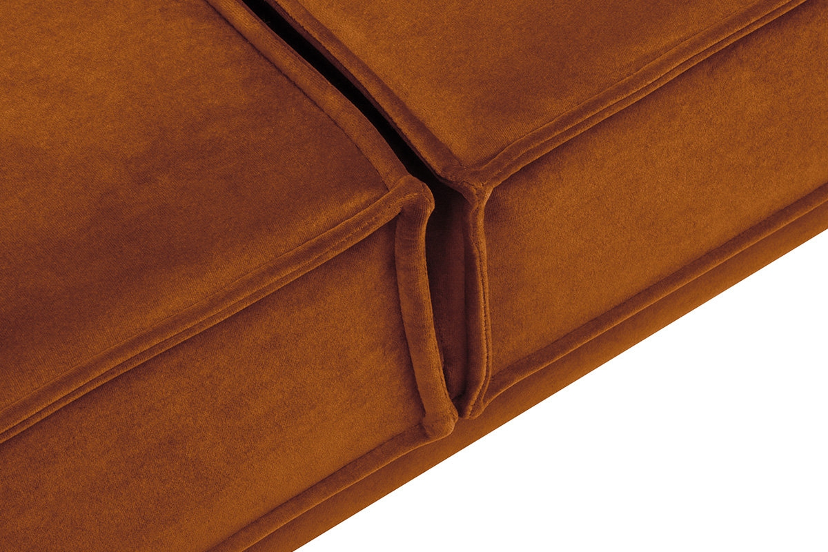 Sofa GANZ, ruda, 196x92x84 cm