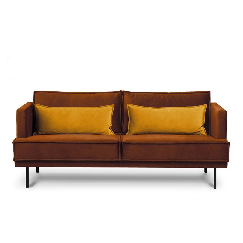 Sofa GANZ, ruda, 196x92x84 cm