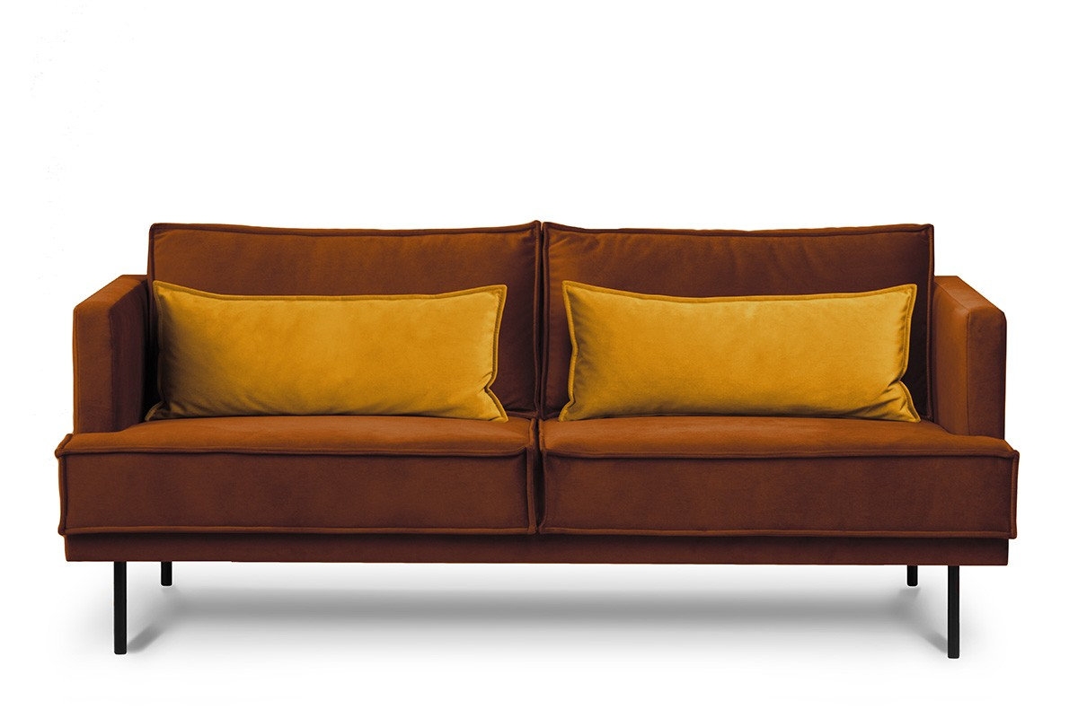 Sofa GANZ, ruda, 196x92x84 cm