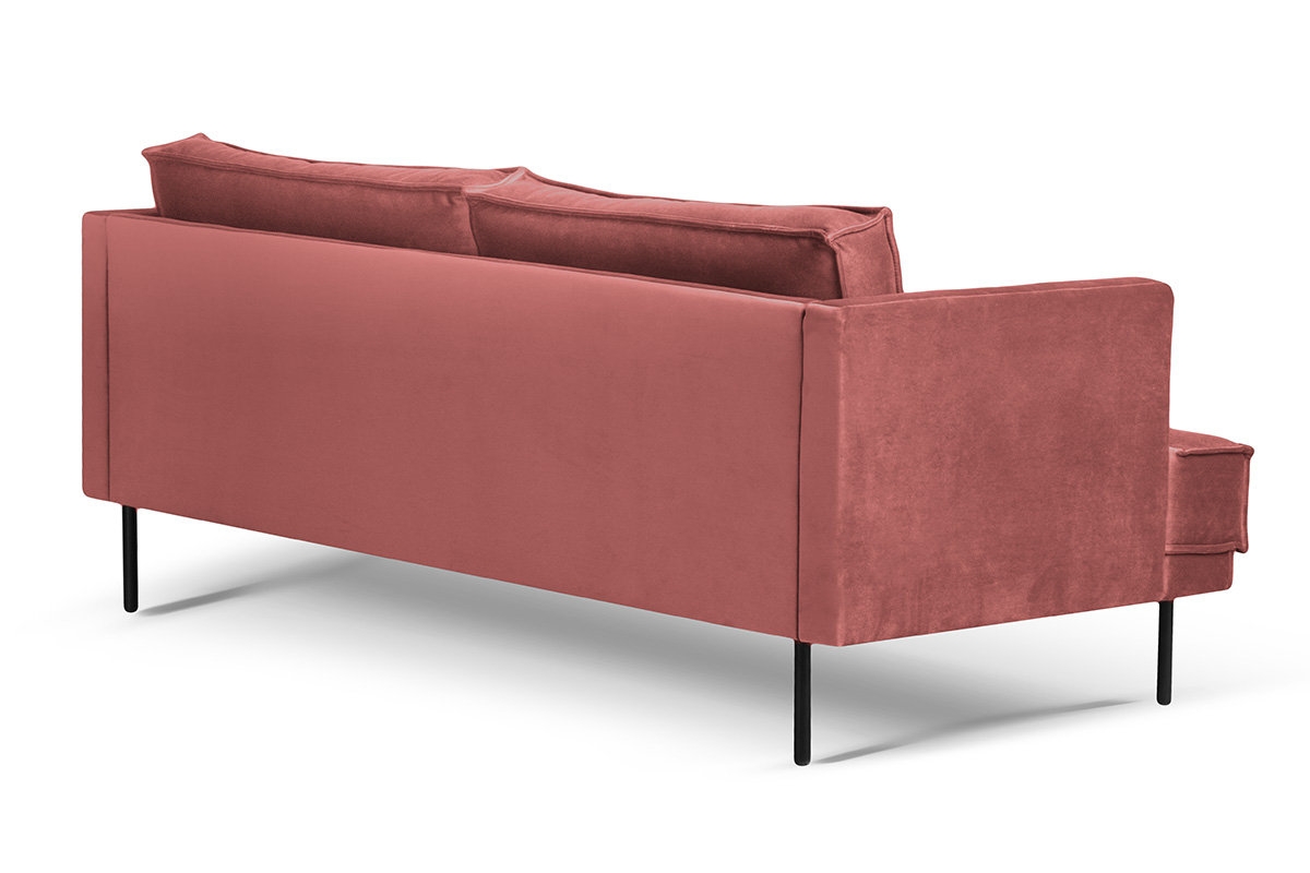 Sofa GANZ, rožinė, 196x92x84 cm