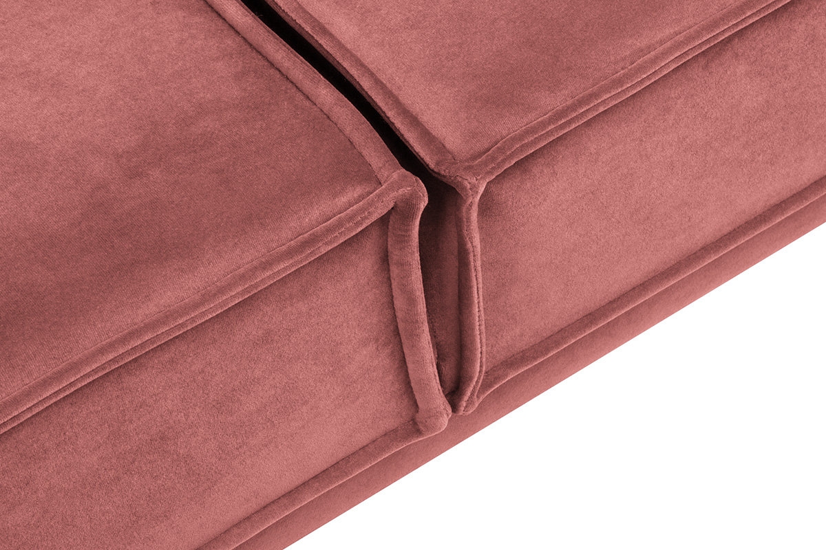 Sofa GANZ, rožinė, 196x92x84 cm