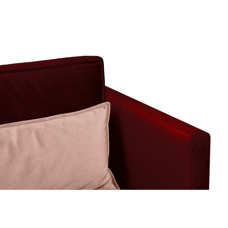 Sofa GANZ, raudona, 196x92x84 cm