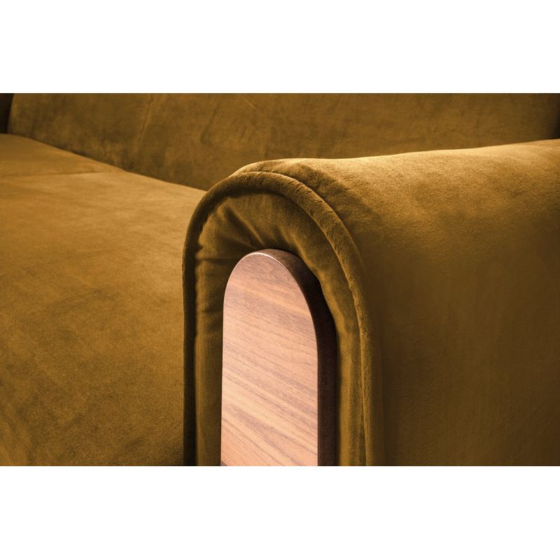 Sofa GUSTA, ruda, 230x98x98 cm