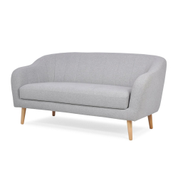 Sofa HAMI, šviesiai pilka, 172x90x83 cm