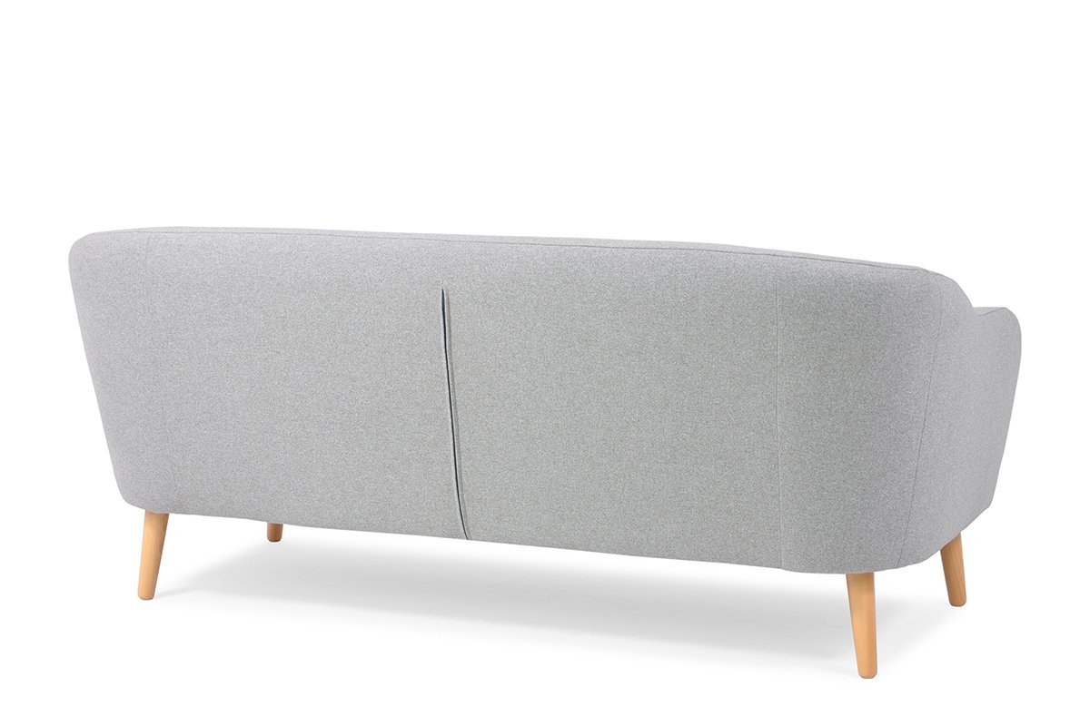 Sofa HAMI, šviesiai pilka, 192x90x83 cm