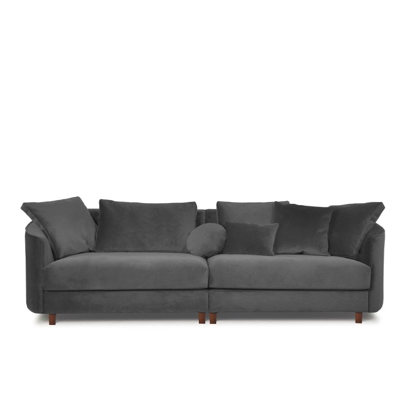 Sofa JUNA, pilka, 268x102x89 cm