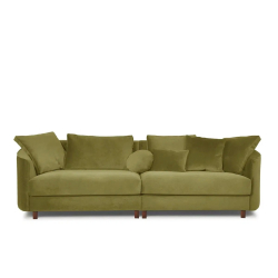Sofa JUNA, alyvuogių, 268x102x89 cm