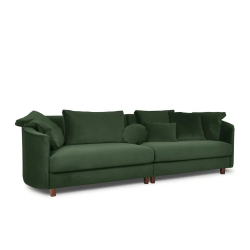 Sofa JUNA, žalia, 268x102x89 cm