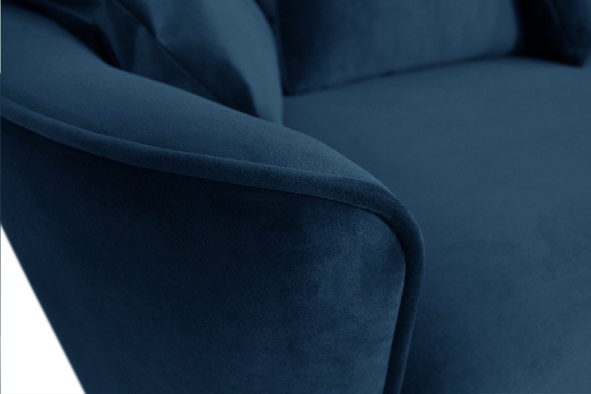 Sofa JUNA, mėlyna, 268x102x89 cm